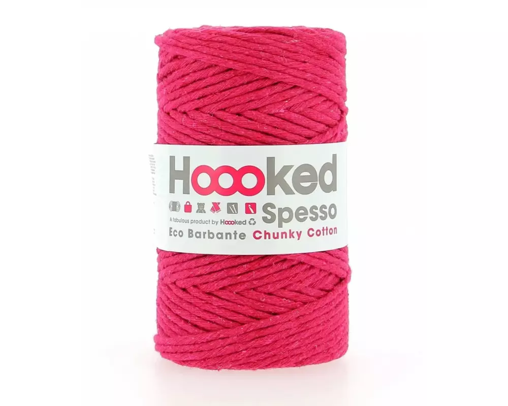 Hoooked Wolle Spesso Chunky Makramee Rope 500 g Rot