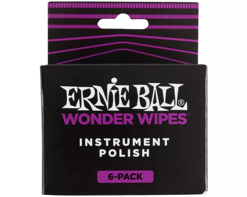 Ernie Ball Poliertuch 4278 Wonder Wipes – 6er Pack