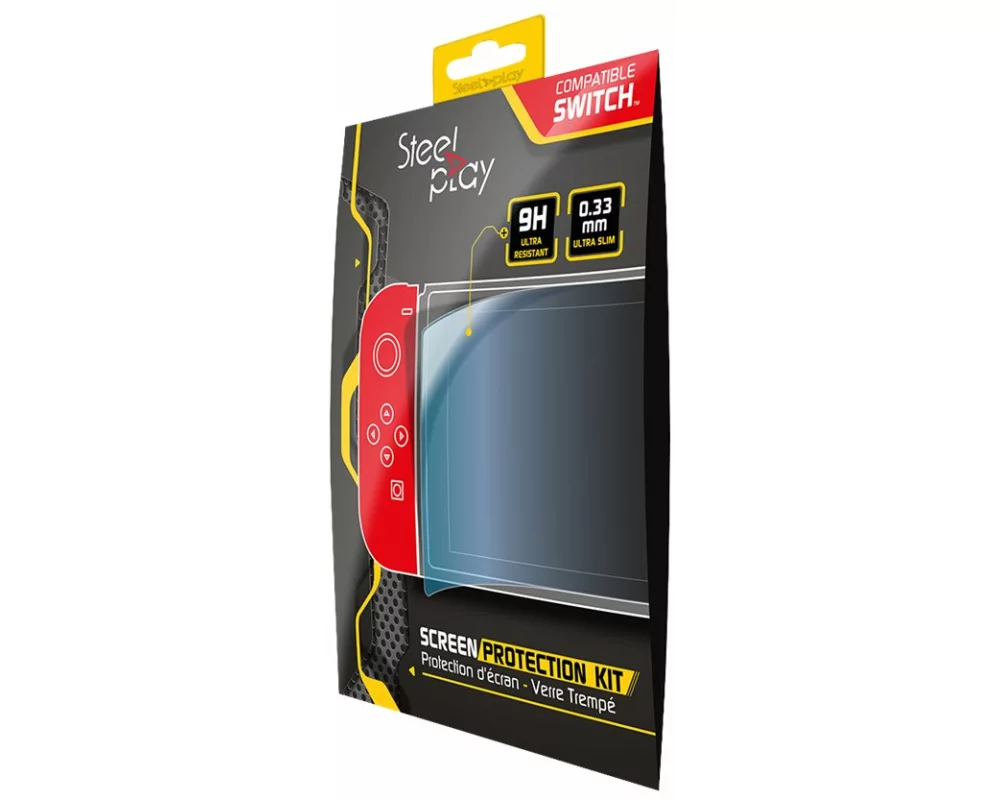 Steelplay Screen Protection Kit, 9H, Tempered Glas, Switch