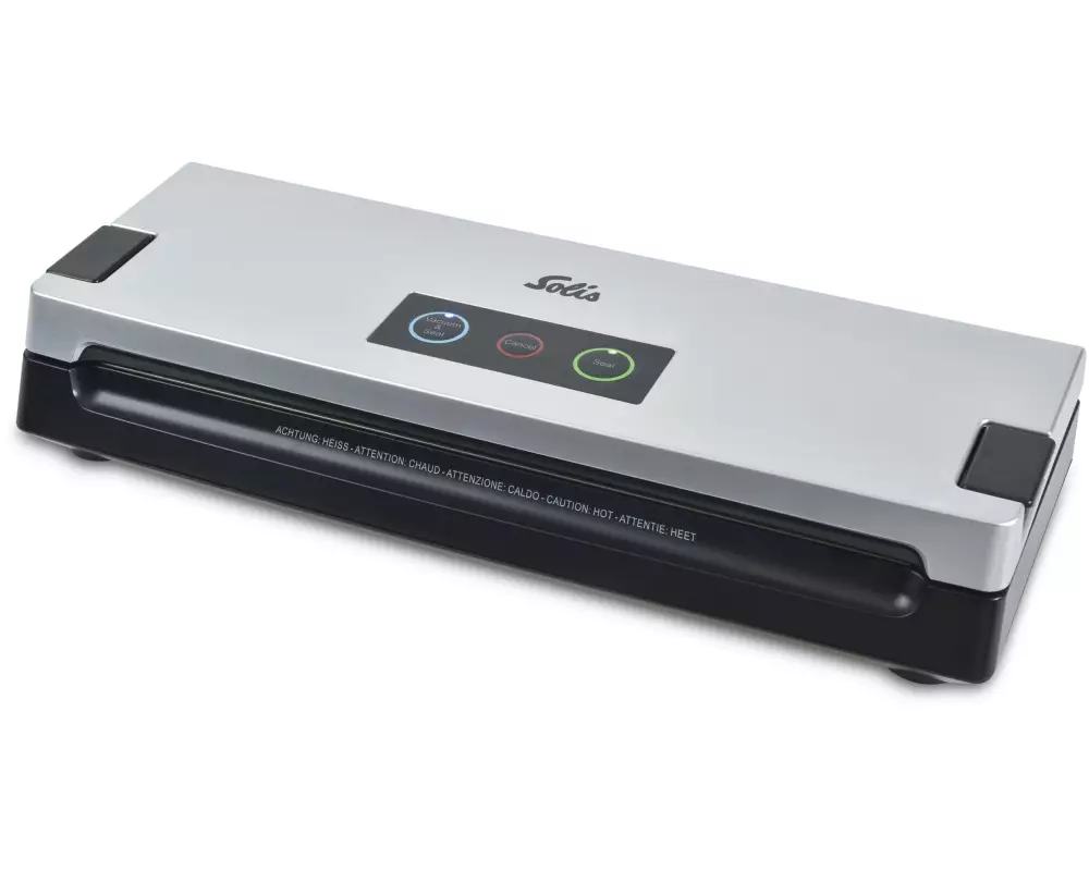 Solis Vakuumiergerät Smart Typ 557 Schwarz/Silber