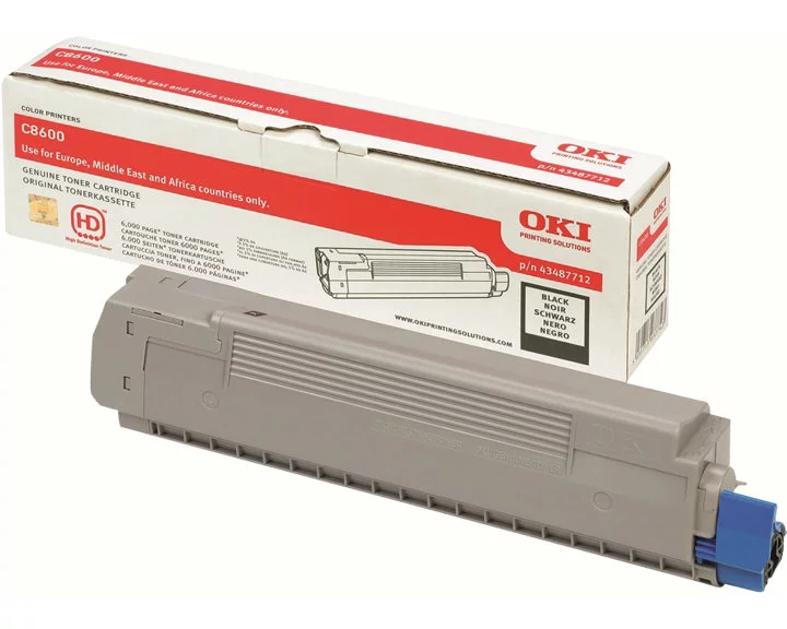 OKI C8600, C8800 Toner black Std Capacity 6.000 pages