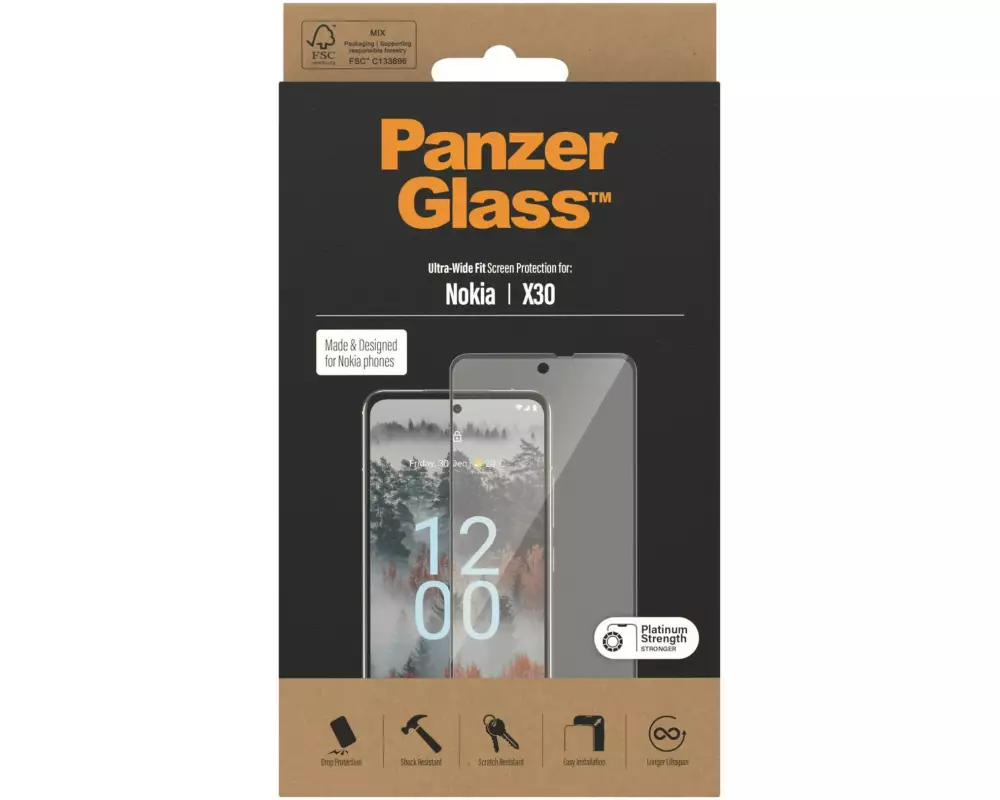 Panzerglass Displayschutz Ultra Wide Fit Nokia X30