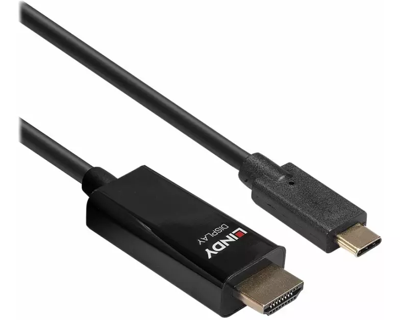 LINDY 5m, USB Type C to HDMI adapter cable, with HDR