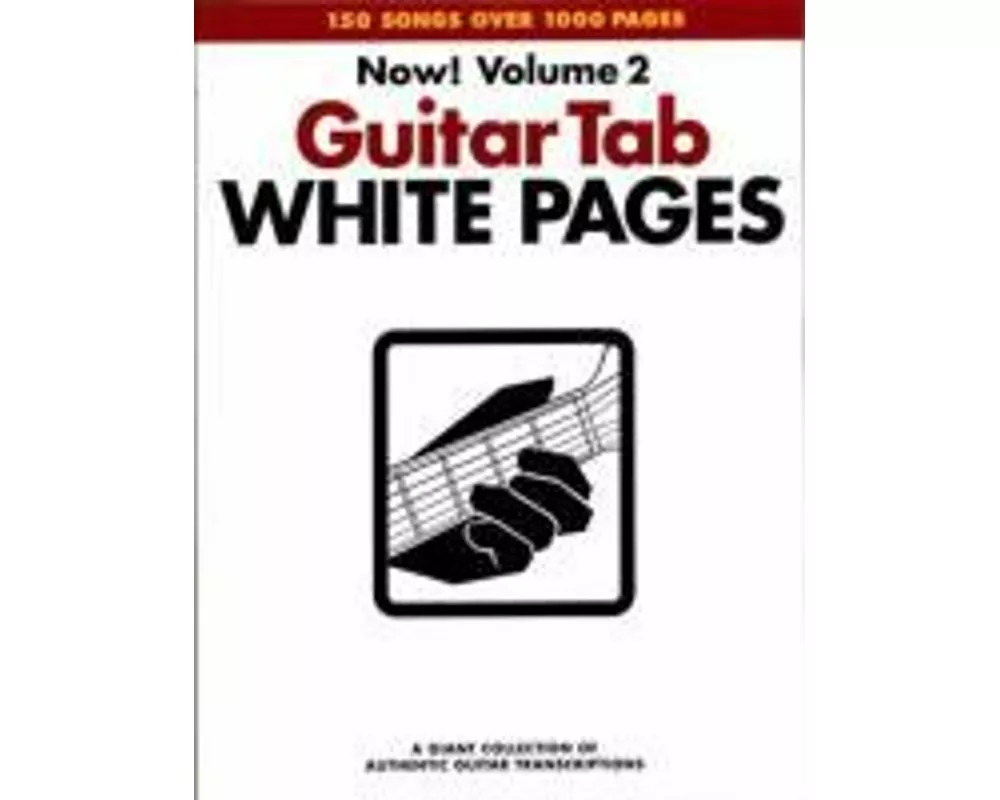 Guitar Tab White Pages Vol. II