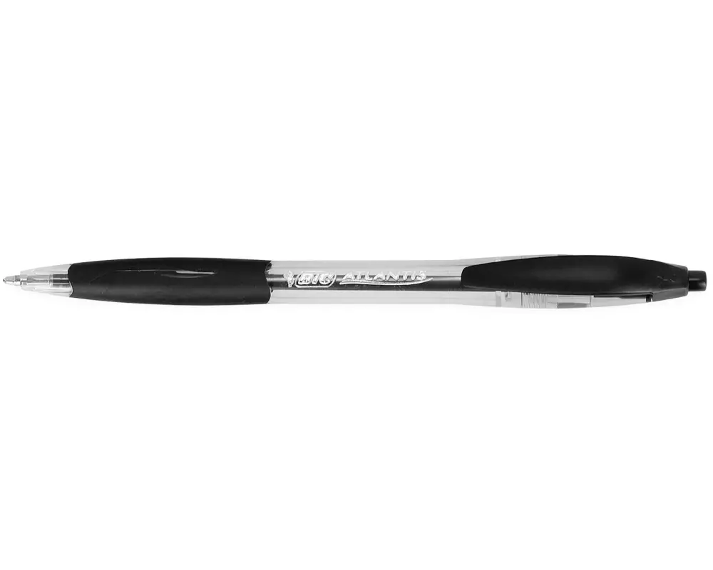 BIC Kugelschreiber Atlantis Classic 0.32 mm, Schwarz, 12 Stück