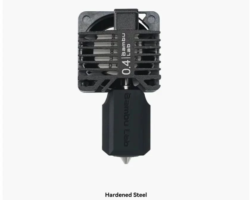 Bambu Lab Hotend gehärtete Stahldüse, 0.4 mm