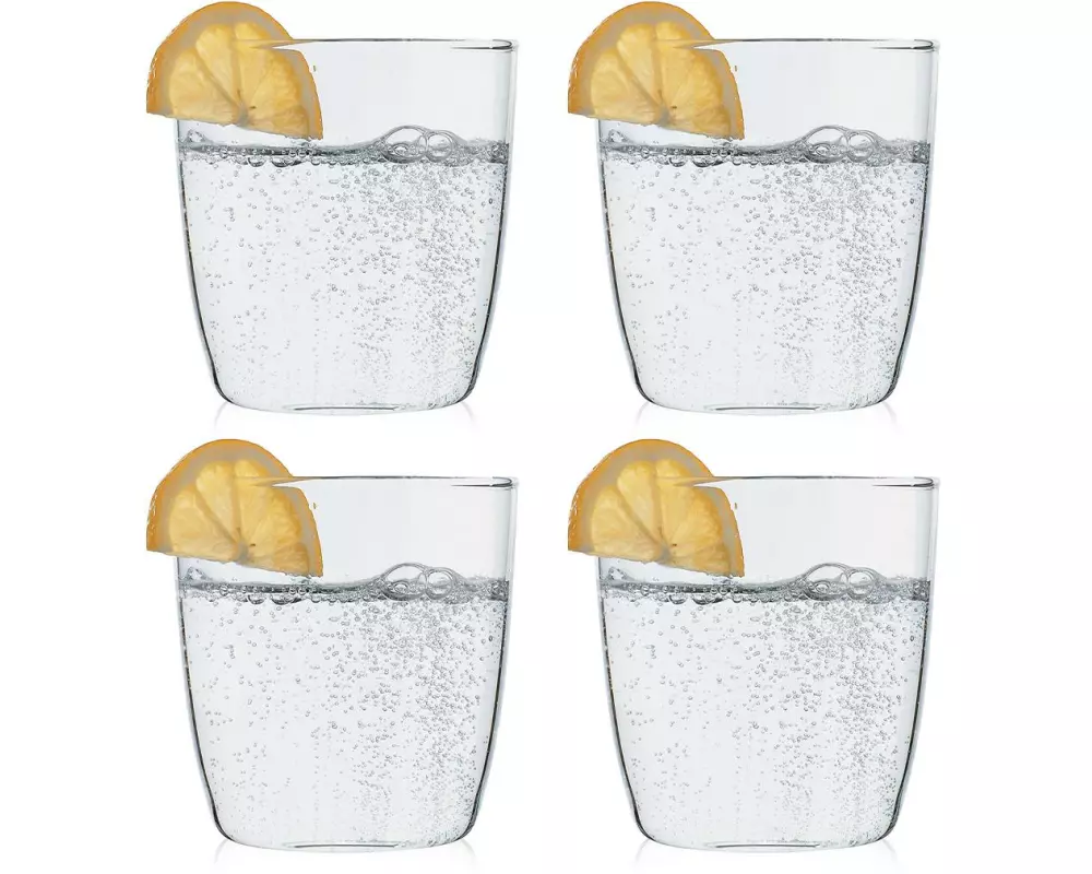 Bodum Trinkglas Kvadrant 4-teilig Transparent, 0.35 l