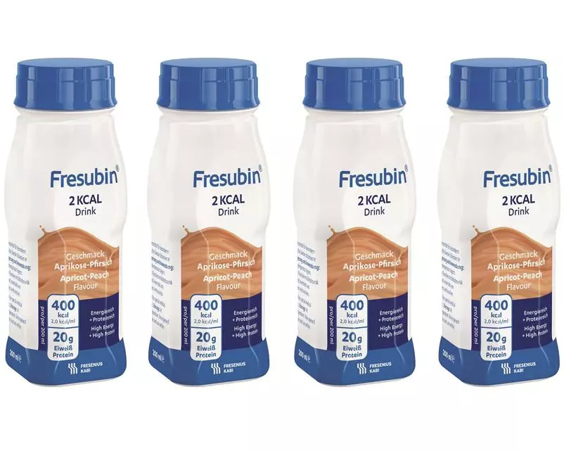 Fresubin 2 kcal Drink Aprikose-Pfirsich 4 x 200 ml