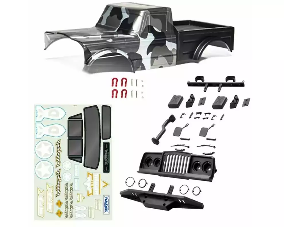 Hobbytech Karosserie Crawler Survival 324 mm, Grau, 1:10