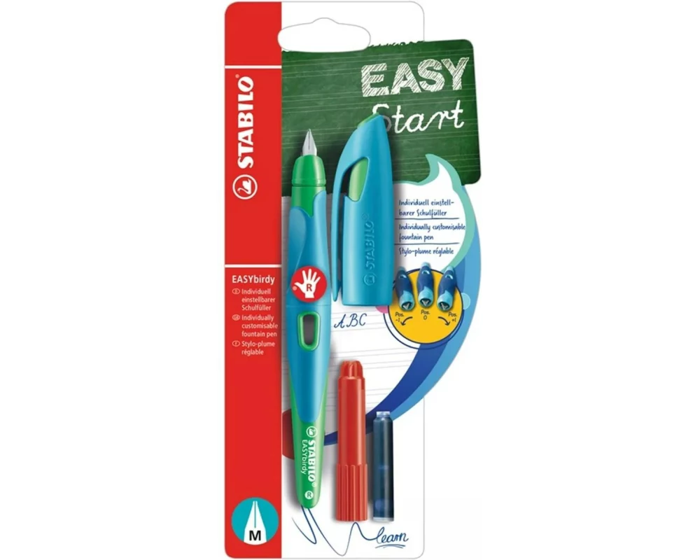 STABILO EASYbirdy Blister blau / grün