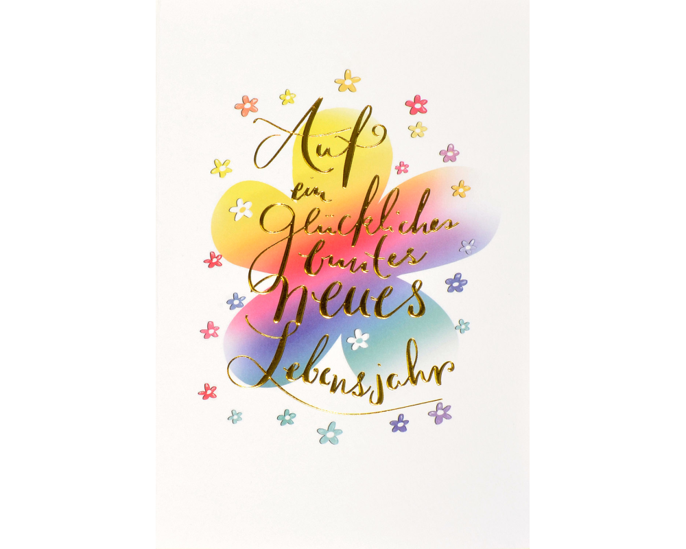 ABC Geburtstagskarte Blumen 1120005900 B6