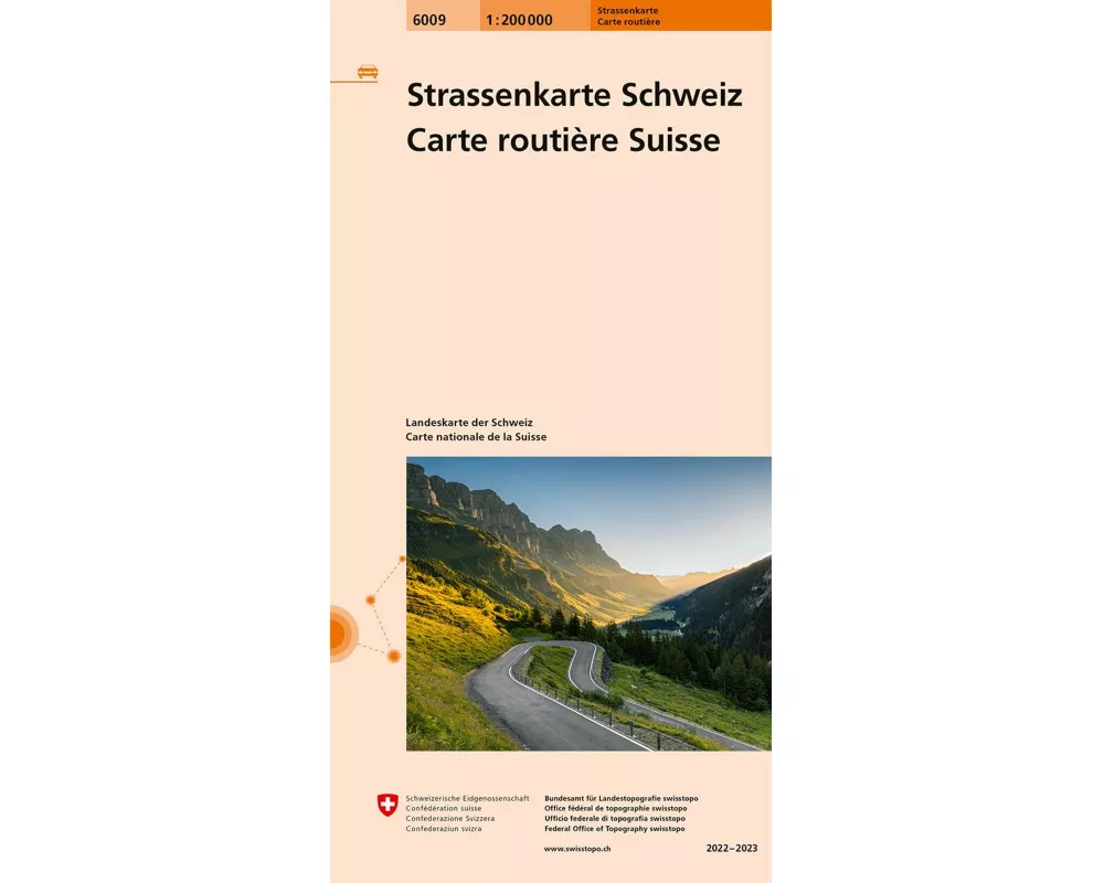 6009 Strassenkarte Schweiz 1:200 000