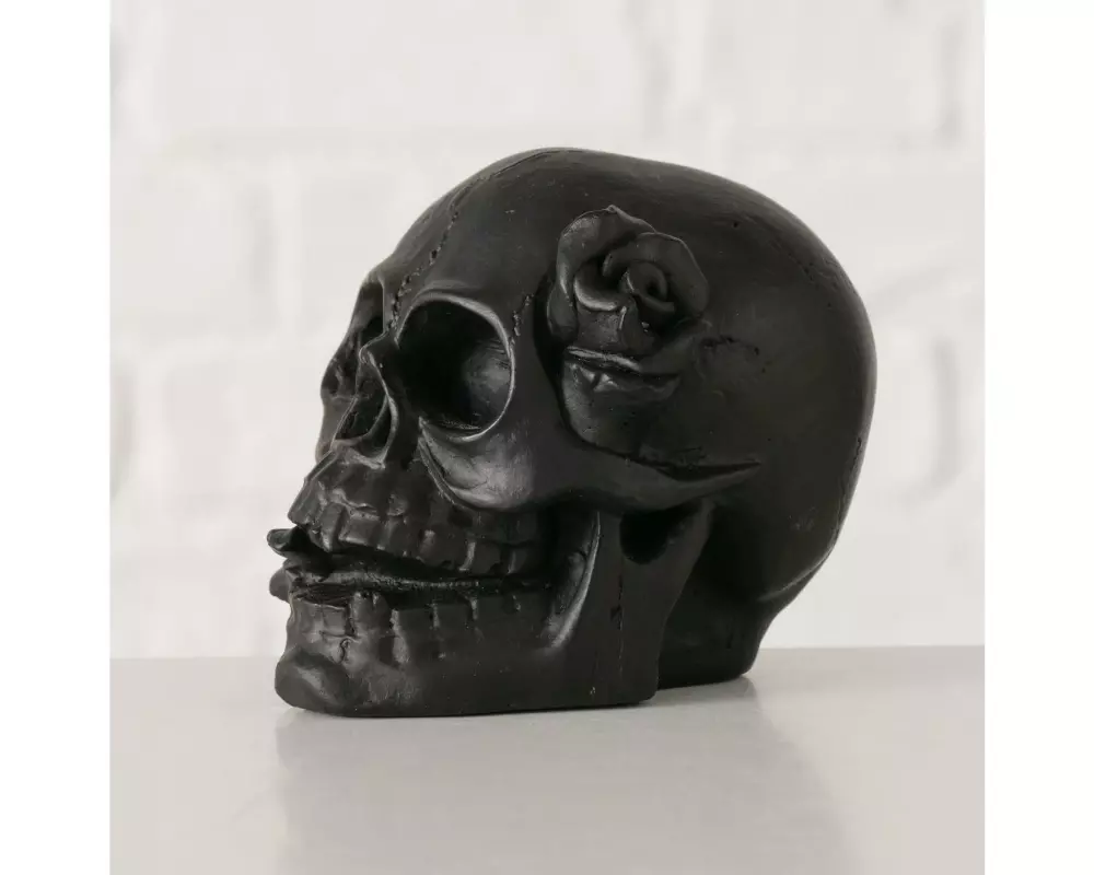 Boltze Aufsteller Skully 6.7 cm, Schwarz