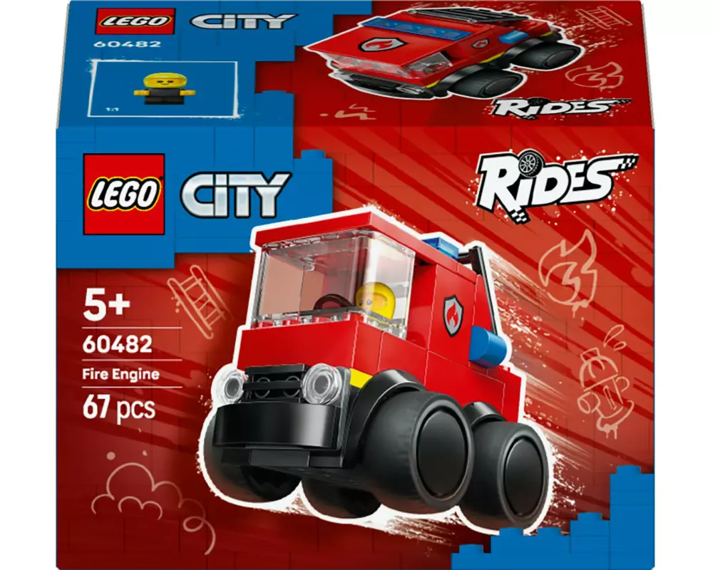 LEGO City Coole Flitzer – Löschauto 60482