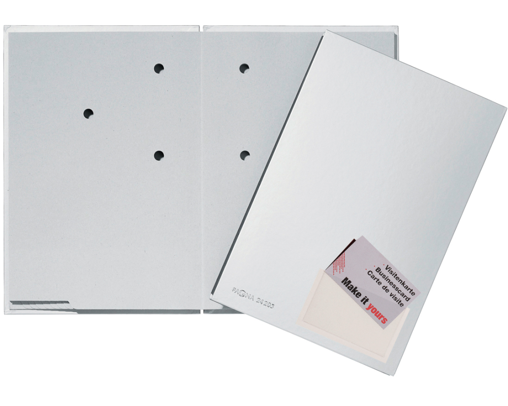 PAGNA Unterschriftenmappe A4 24205/14 silber