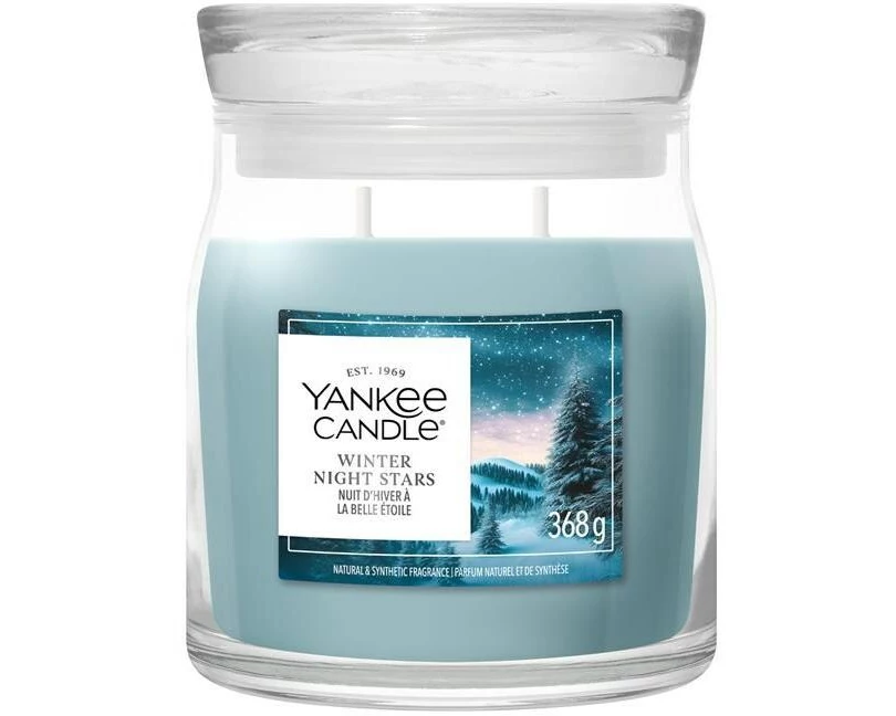 Yankee Candle Signature Duftkerze Winter Night Stars Signature Medium Jar