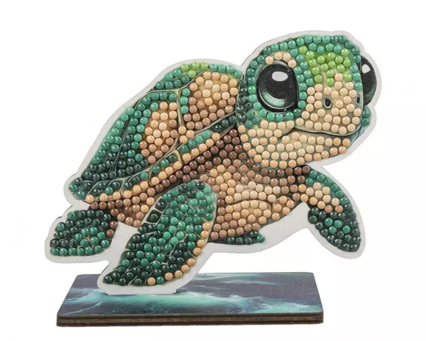 CRAFT Buddy Bastelset Turtle Crystal Art Wildlife Buddies
