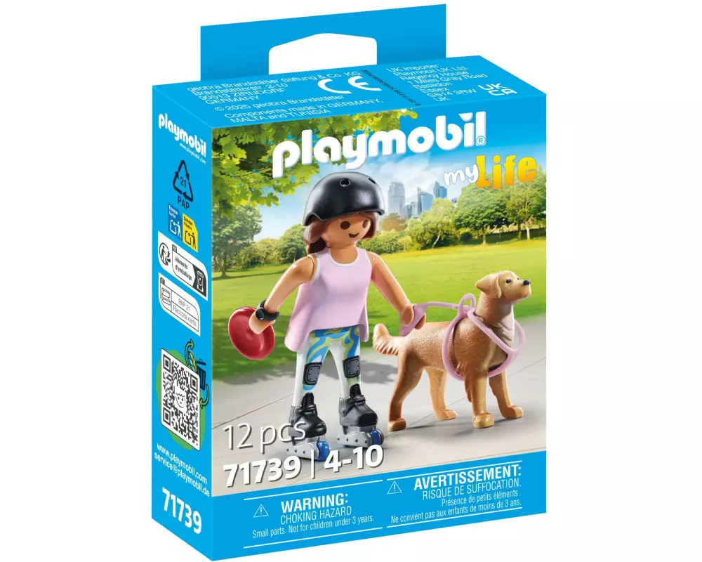 Playmobil My Life Inlinerin mit Retriever 71739