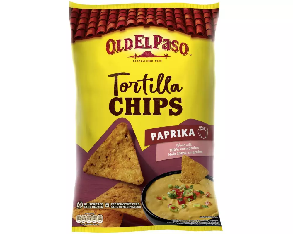 Old El Paso Tortilla Chips Paprika 185 g