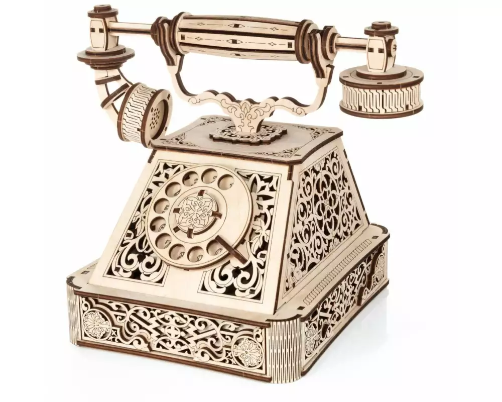 Eco-Wood-Art Bausatz Retro Telefon