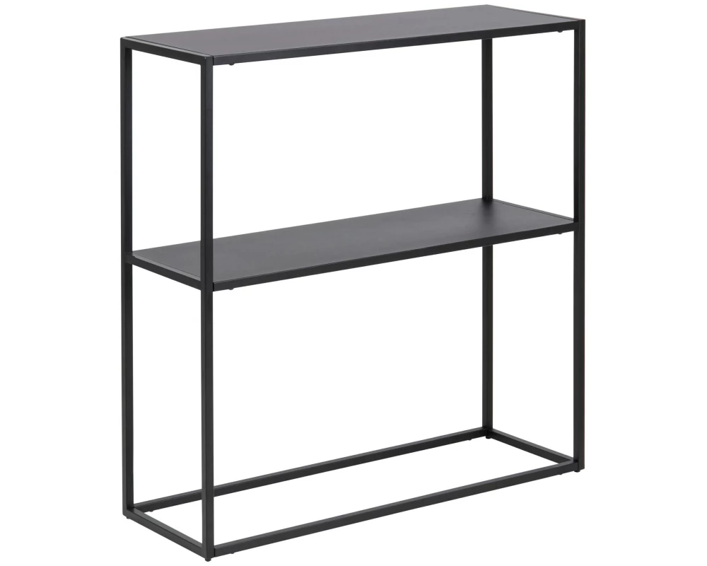 AC Design Konsolentisch Newton 79,5 x 26 x 80,5 cm, Schwarz