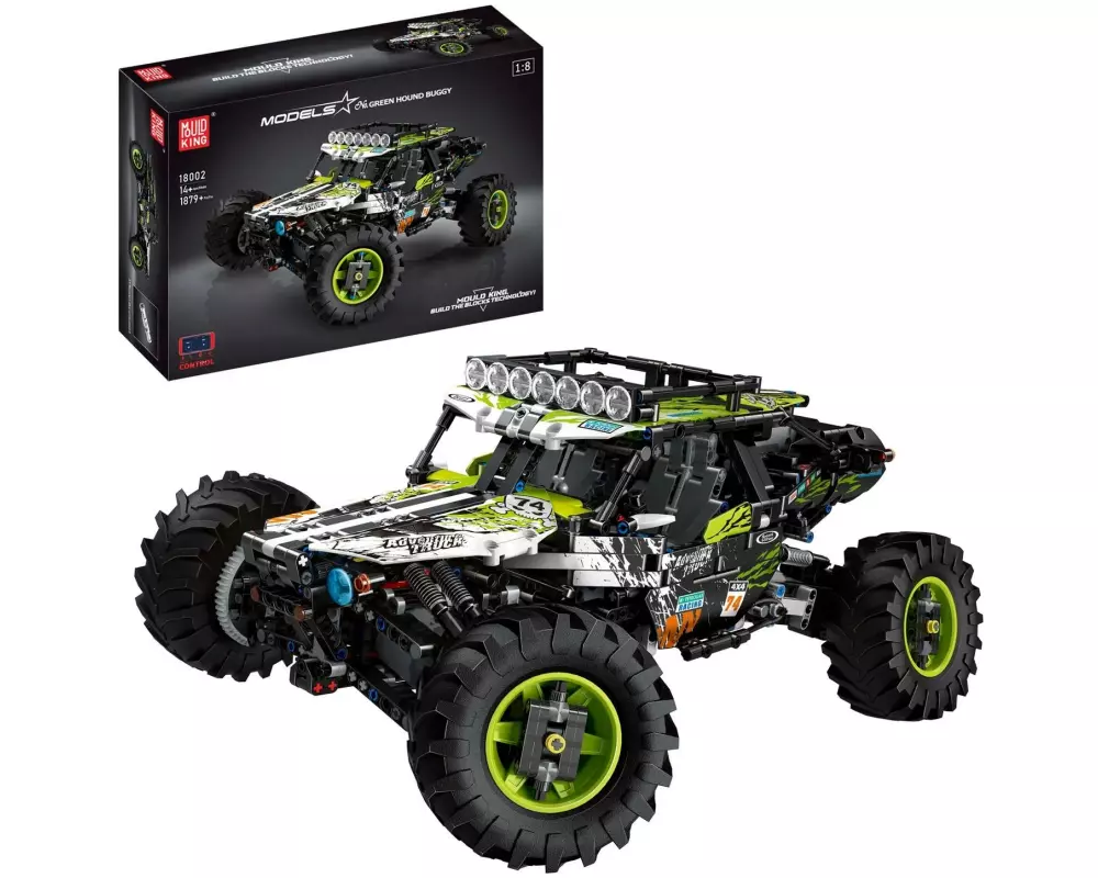 Mould King Green Hound Buggy Offroad, mit Fernbedienung, Kunststoff