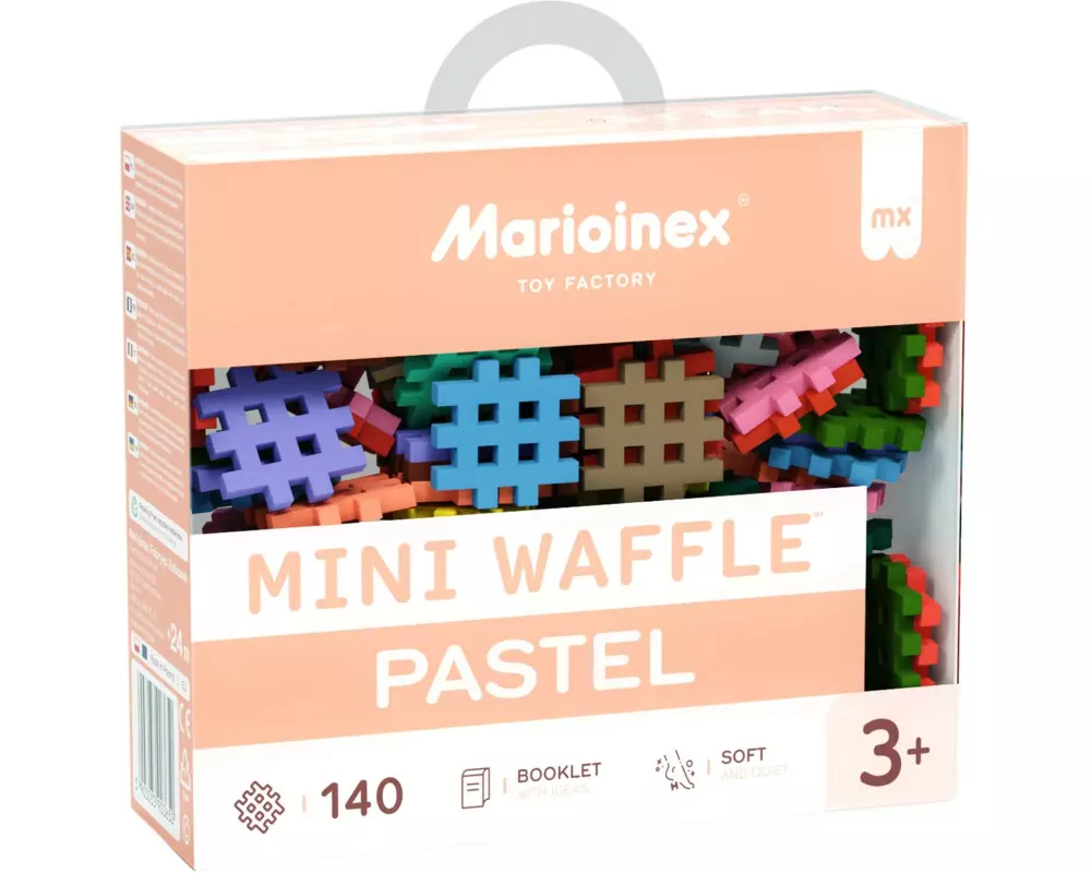 Max Bersinger Baukasten Marioinex Mini Waffle Pastell - 140 Teile