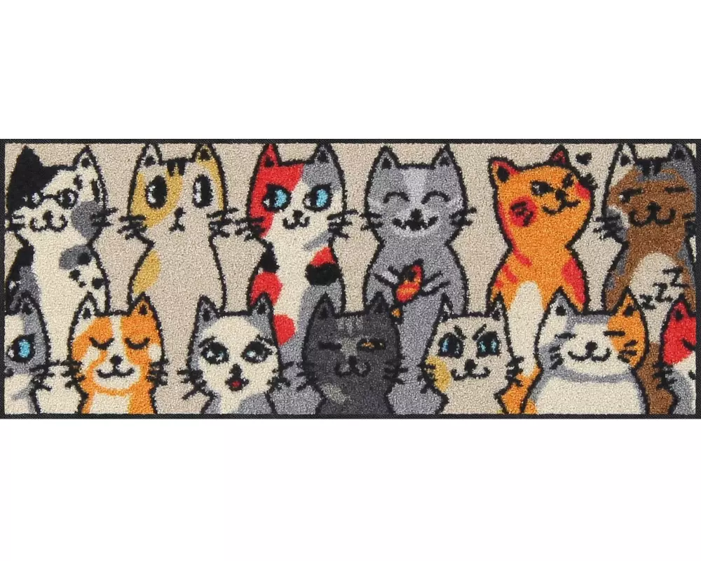 Salonlöwe Fussmatte Kitty People 30 cm x 75 cm