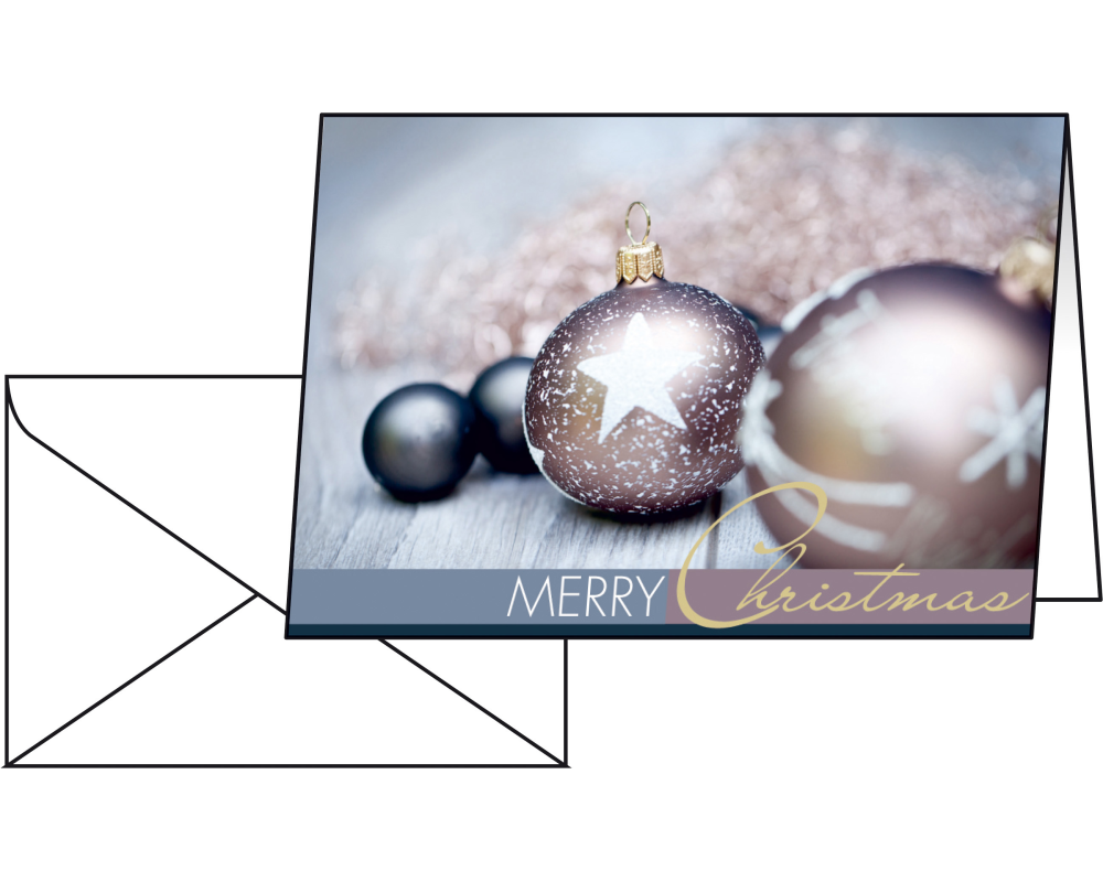 SIGEL Weihnachtskarten DS024/W Exquisite 25 Stück