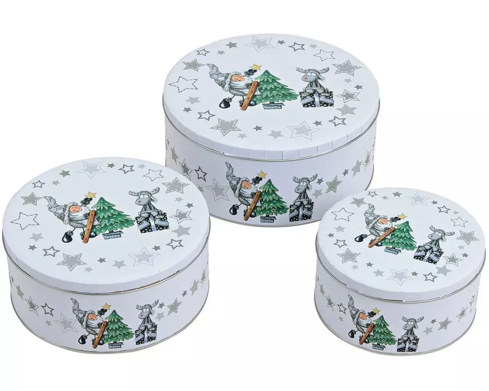 G. Wurm Guetzli-Dose Nikolaus 3er Set