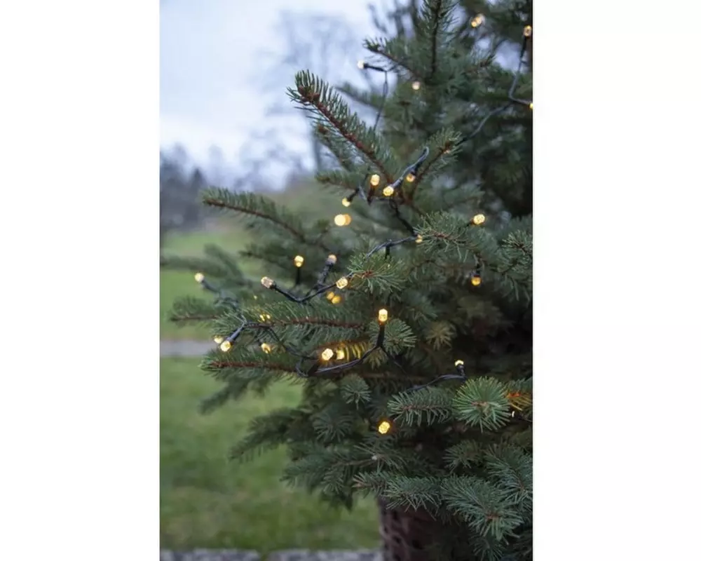 Star Trading LED-Lichterkette Diamond Star Light, 80 LED, 6 m