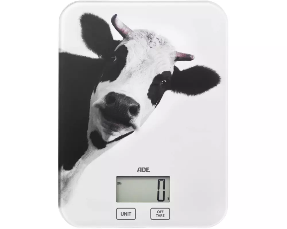 ADE Küchenwaage Inka Schwarz/Weiss