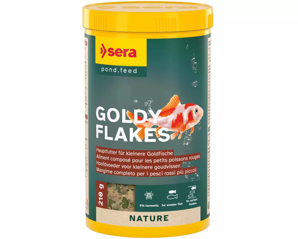 sera Basisfutter Goldy Nature, 1000 ml, 210g