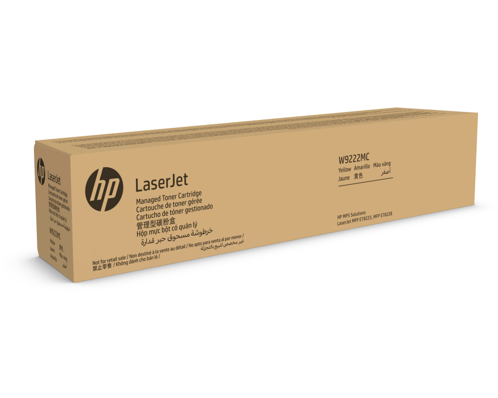 HP Managed Toner Cartridge yellow W9222MC Color LaserJet