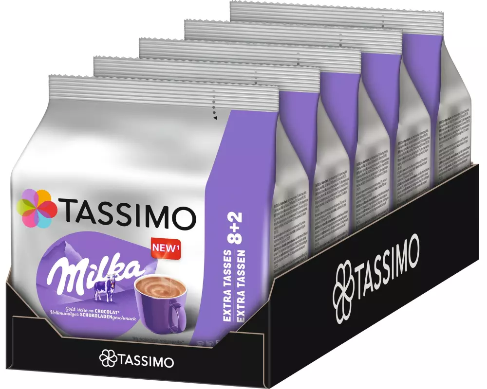 TASSIMO Kaffeekapseln T DISC Milka Kakao-Spezialität 5 x 10