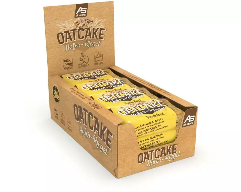 All Stars Oat Cake Bar Banana Bread 12 x 80 g