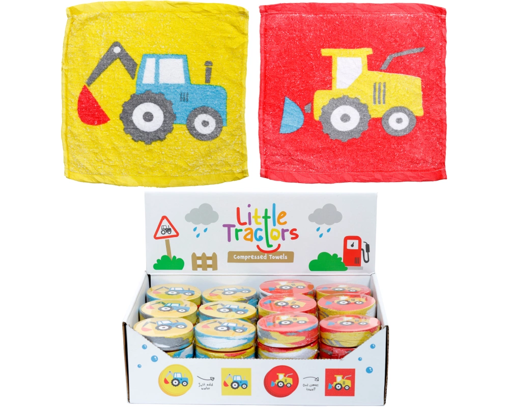 ROOST Magic Towel Traktor CT10 2 assortiert