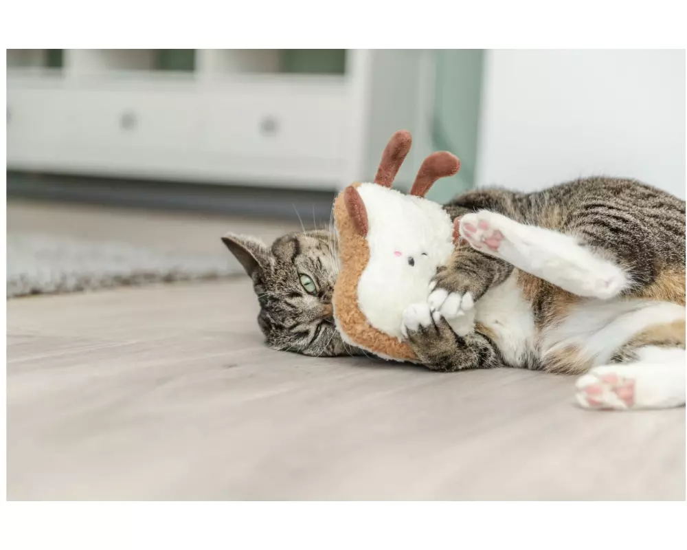 Trixie Toast Plüsch USA-Katzenminze 18 cm XXL