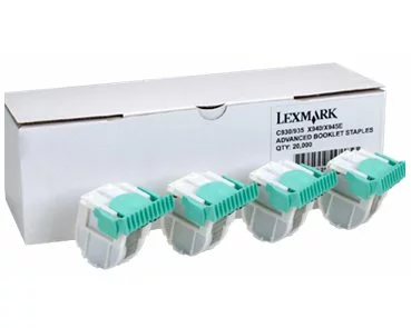 Lexmark C935, X94XE, X85XE, X86XE staple cartridge standard capacity 4x5000 staple 4-pack Booklet