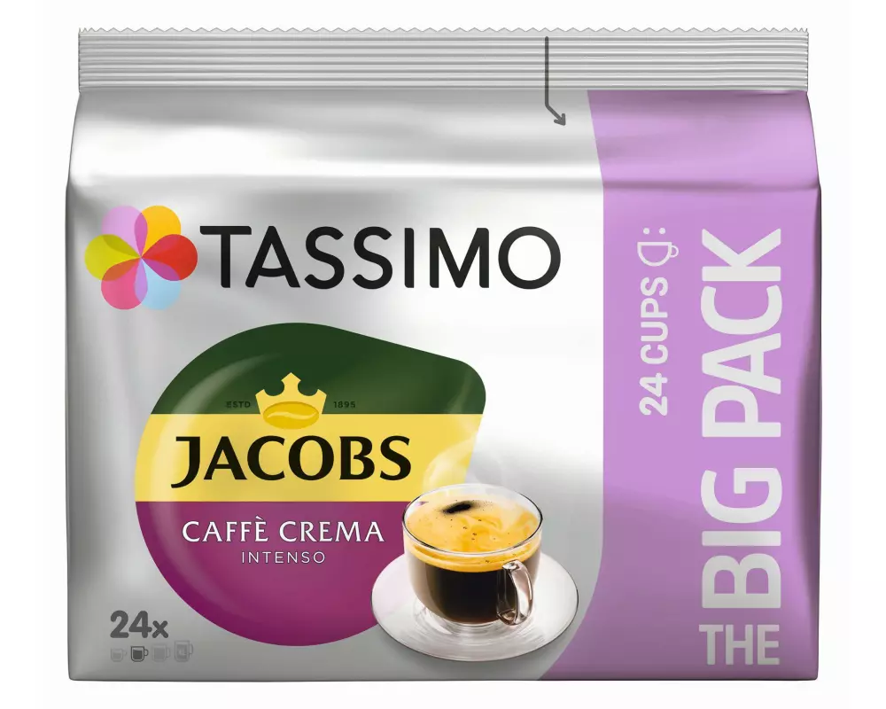 TASSIMO Kaffeekapseln T DISC Jacobs Caffé Crema Intenso 24 Portionen