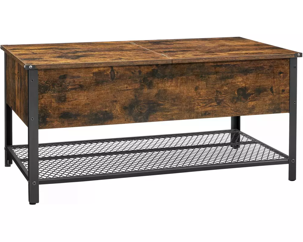 VASAGLE Couchtisch mit klappbarer Platte 100 x 55 x 47 cm