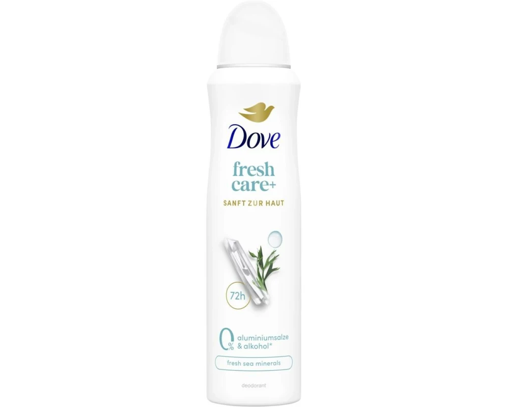 Dove Deo Spray Fresh + Care 0% Aerosol Sea Minerals 150 ml