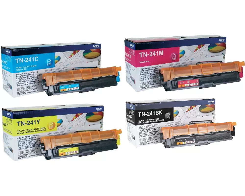 Brother Tonerset TN-241 Magenta/Yellow/Black/Cyan