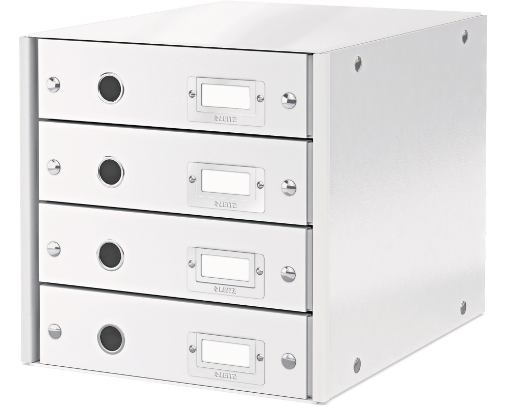 LEITZ Schubladenset Click&Store 6049-00-01 weiss 4 Fächer