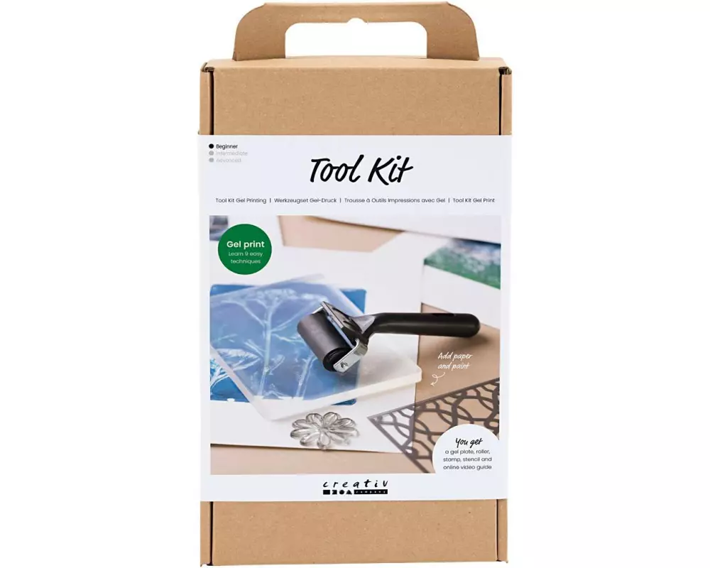 Creativ Company Bastelset Linoldruck Gel Print