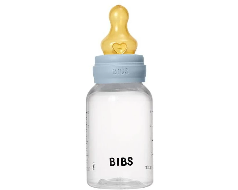 Bibs Baby Bottle Anti Colic Latex Slow Flow Baby Blue 150 ml