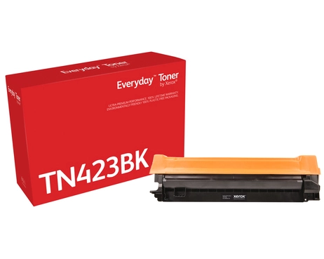 Everyday Black Toner by compatible with Brother TN-423BK, High capacity. Black toner page yield: 6500 pages, Printing colours: Black, Quantity per pack: 1 pc(s)