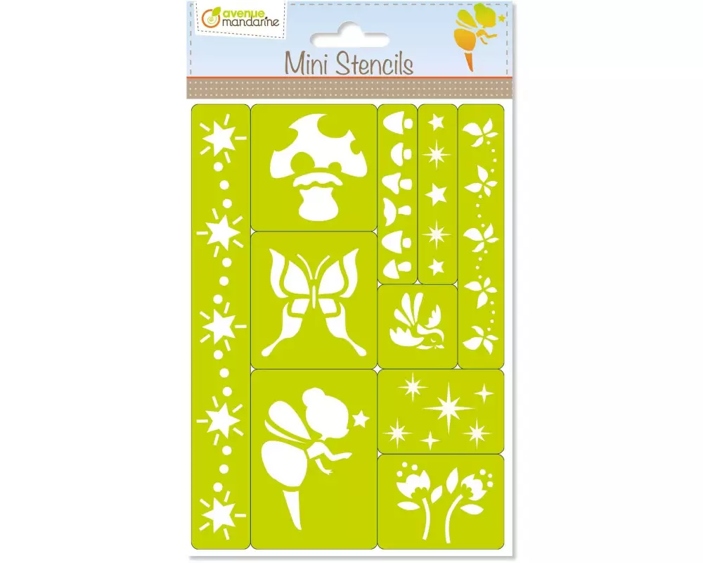 Avenue Mandarine Schablone Mini 15.4 x 25.7 cm, Feen