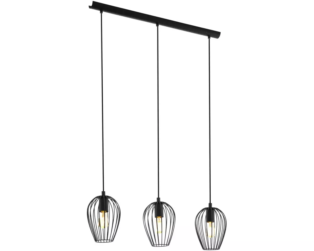 EGLO Leuchten Pendelleuchte NEWTOWN 3x E27, 16 cm