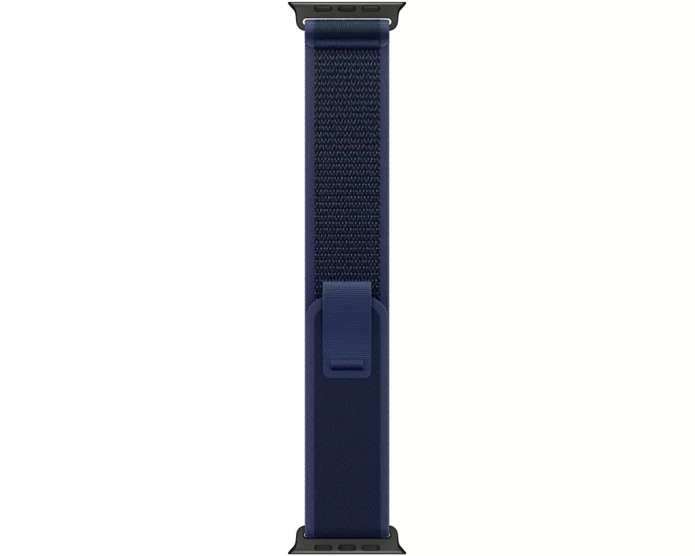 Apple 49mm Blue TrailLoop-S/M - Black Titanium Finish